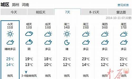 最近郑州有什么天气_郑州近几天的天气怎样?